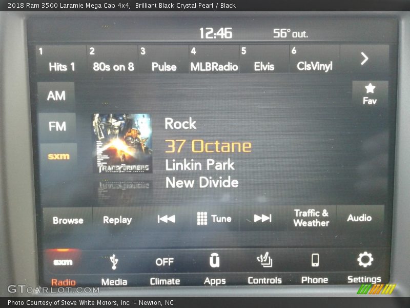 Audio System of 2018 3500 Laramie Mega Cab 4x4