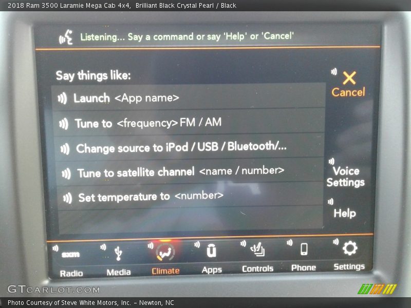 Brilliant Black Crystal Pearl / Black 2018 Ram 3500 Laramie Mega Cab 4x4