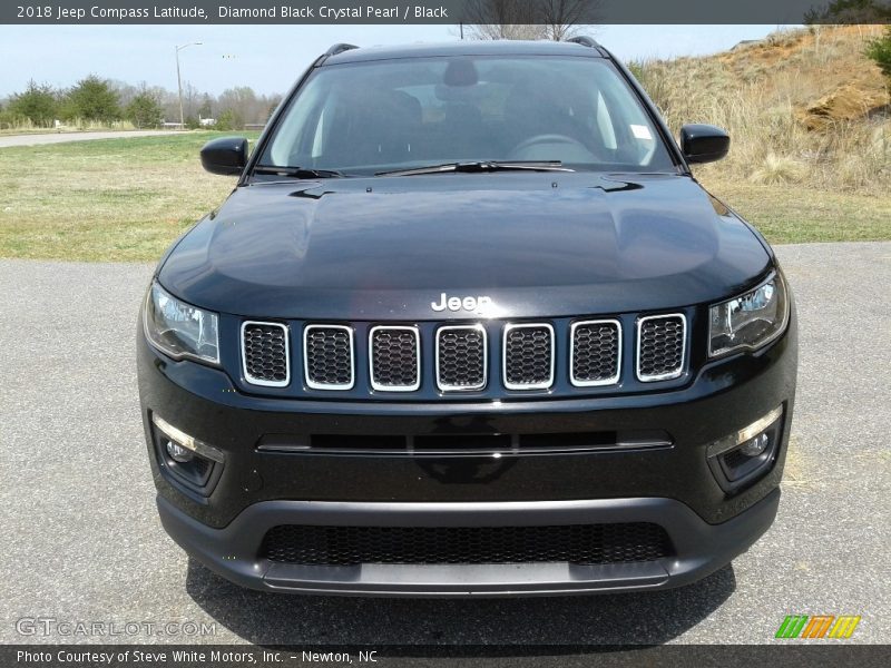 Diamond Black Crystal Pearl / Black 2018 Jeep Compass Latitude