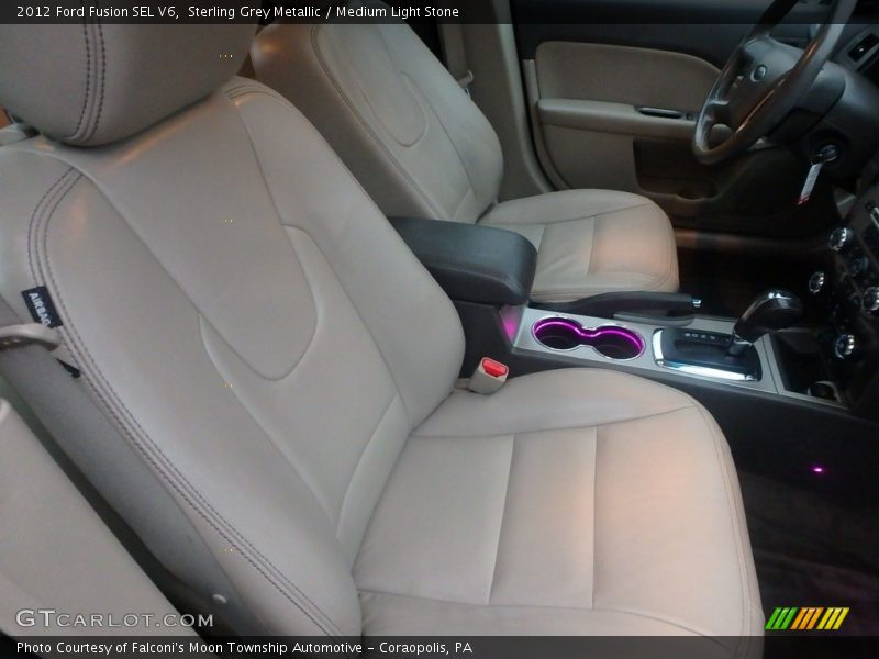 Sterling Grey Metallic / Medium Light Stone 2012 Ford Fusion SEL V6