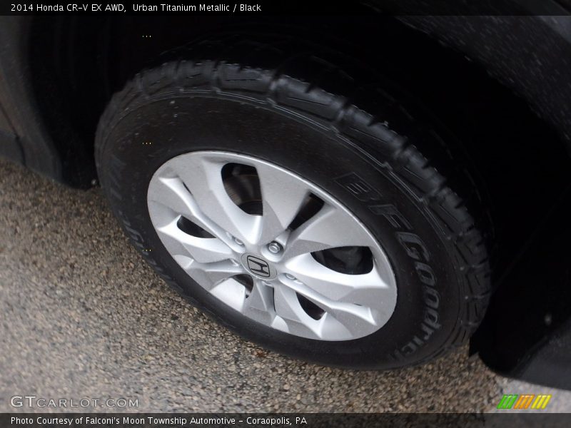 Urban Titanium Metallic / Black 2014 Honda CR-V EX AWD
