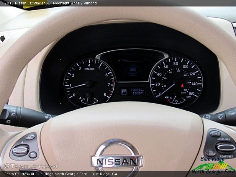 Moonlight White / Almond 2013 Nissan Pathfinder SL