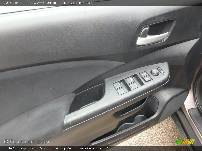 Urban Titanium Metallic / Black 2014 Honda CR-V EX AWD
