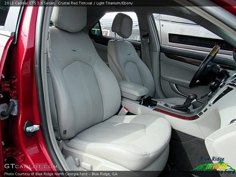 Crystal Red Tintcoat / Light Titanium/Ebony 2011 Cadillac CTS 3.6 Sedan
