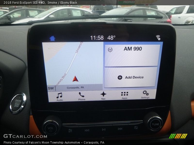 Smoke / Ebony Black 2018 Ford EcoSport SES 4WD