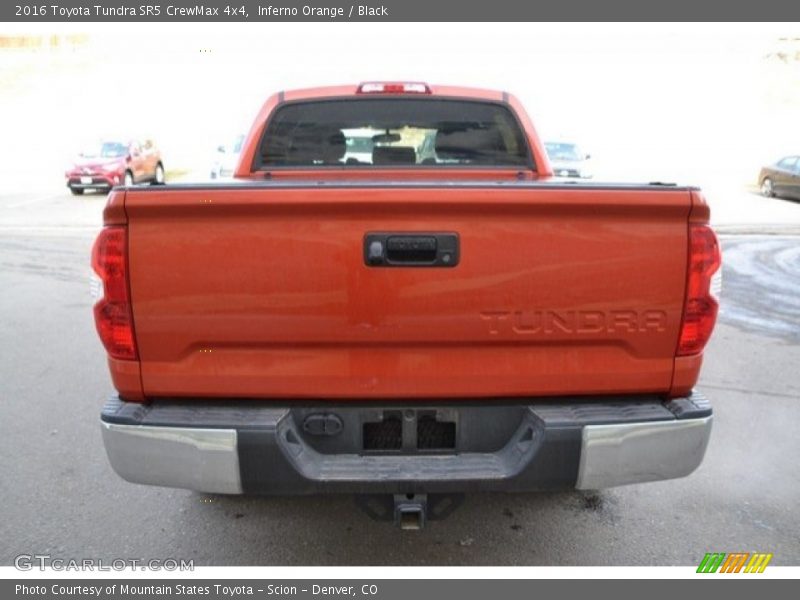 Inferno Orange / Black 2016 Toyota Tundra SR5 CrewMax 4x4