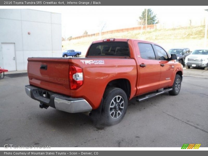 Inferno Orange / Black 2016 Toyota Tundra SR5 CrewMax 4x4