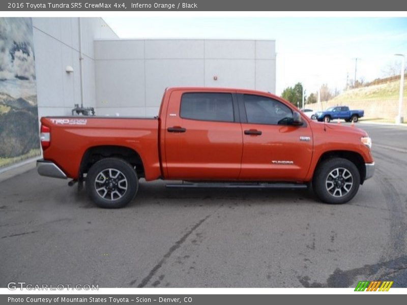 Inferno Orange / Black 2016 Toyota Tundra SR5 CrewMax 4x4