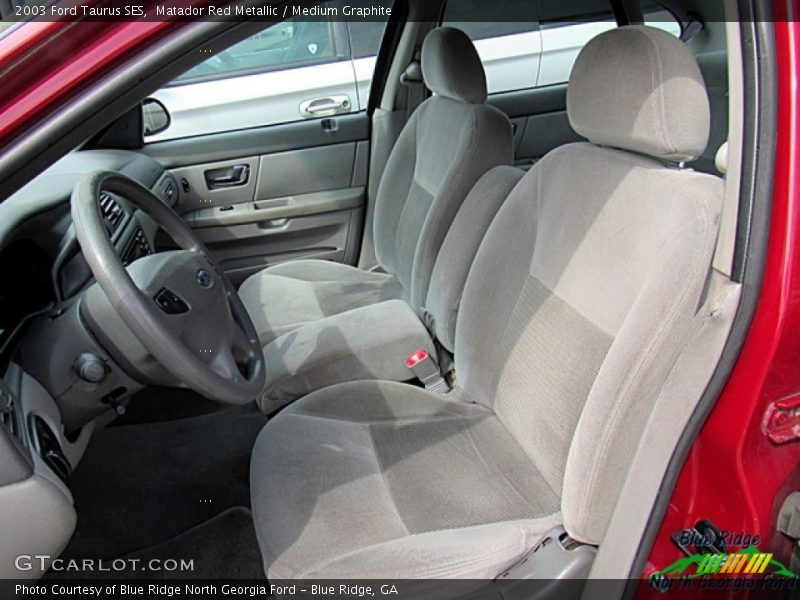 Matador Red Metallic / Medium Graphite 2003 Ford Taurus SES