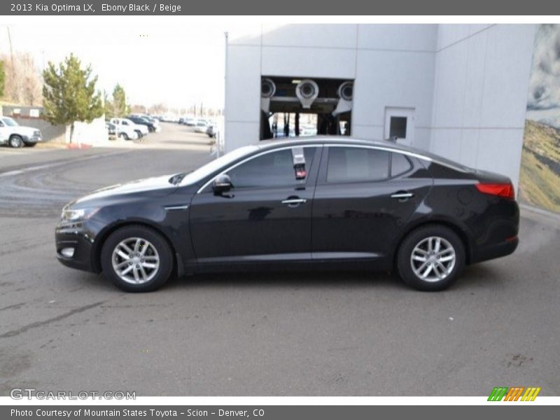 Ebony Black / Beige 2013 Kia Optima LX