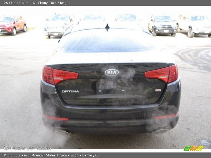 Ebony Black / Beige 2013 Kia Optima LX