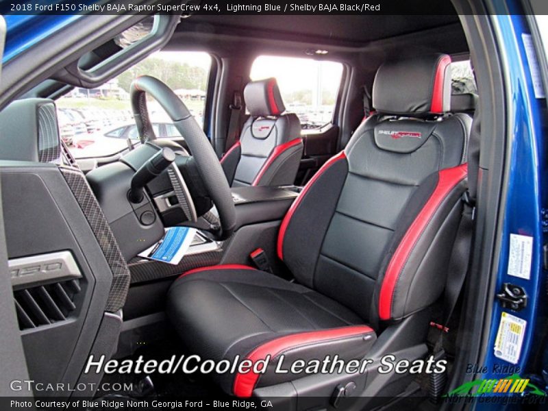 Lightning Blue / Shelby BAJA Black/Red 2018 Ford F150 Shelby BAJA Raptor SuperCrew 4x4