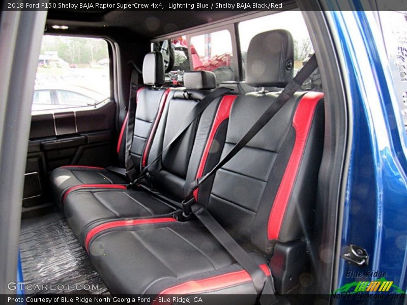 Lightning Blue / Shelby BAJA Black/Red 2018 Ford F150 Shelby BAJA Raptor SuperCrew 4x4