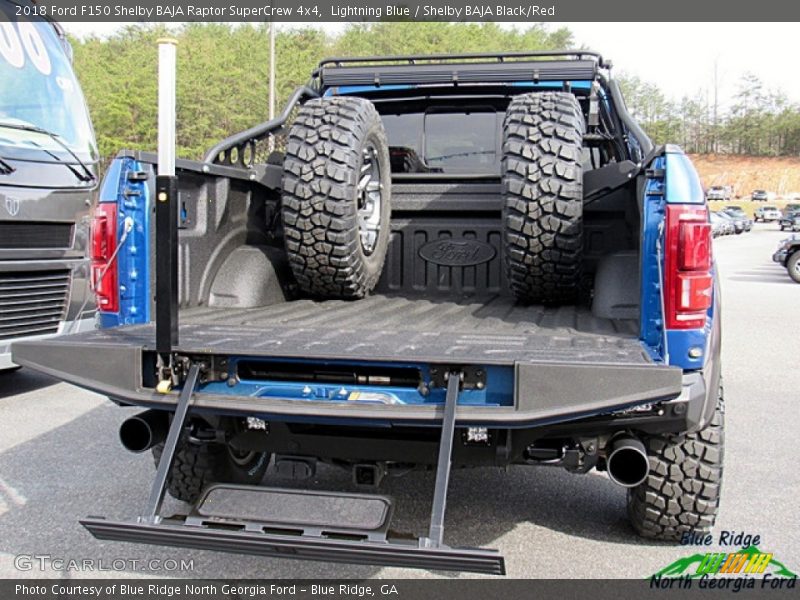 Lightning Blue / Shelby BAJA Black/Red 2018 Ford F150 Shelby BAJA Raptor SuperCrew 4x4