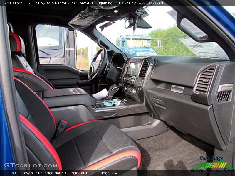 Lightning Blue / Shelby BAJA Black/Red 2018 Ford F150 Shelby BAJA Raptor SuperCrew 4x4