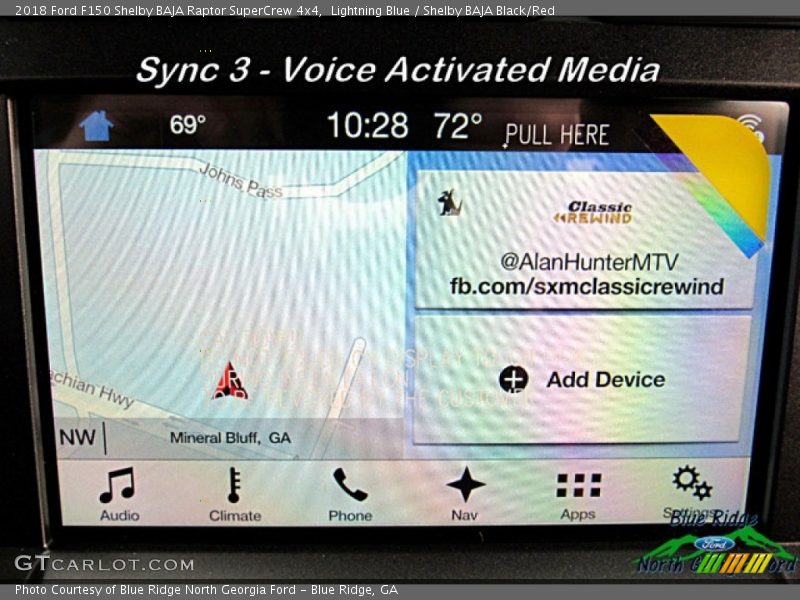 Lightning Blue / Shelby BAJA Black/Red 2018 Ford F150 Shelby BAJA Raptor SuperCrew 4x4