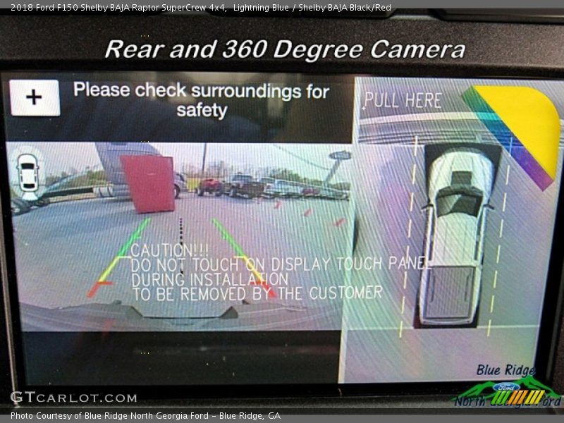 Lightning Blue / Shelby BAJA Black/Red 2018 Ford F150 Shelby BAJA Raptor SuperCrew 4x4