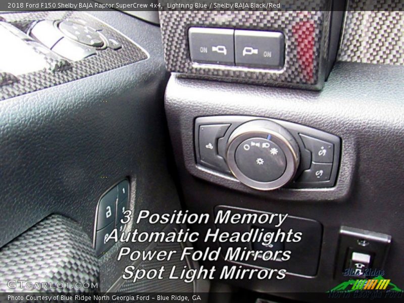Lightning Blue / Shelby BAJA Black/Red 2018 Ford F150 Shelby BAJA Raptor SuperCrew 4x4
