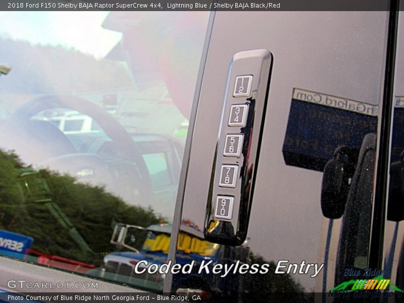 Lightning Blue / Shelby BAJA Black/Red 2018 Ford F150 Shelby BAJA Raptor SuperCrew 4x4