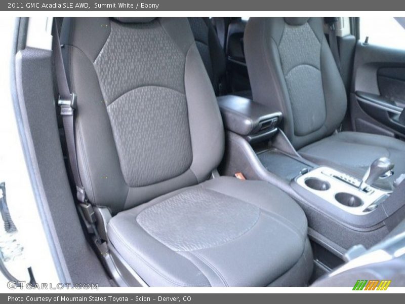 Summit White / Ebony 2011 GMC Acadia SLE AWD