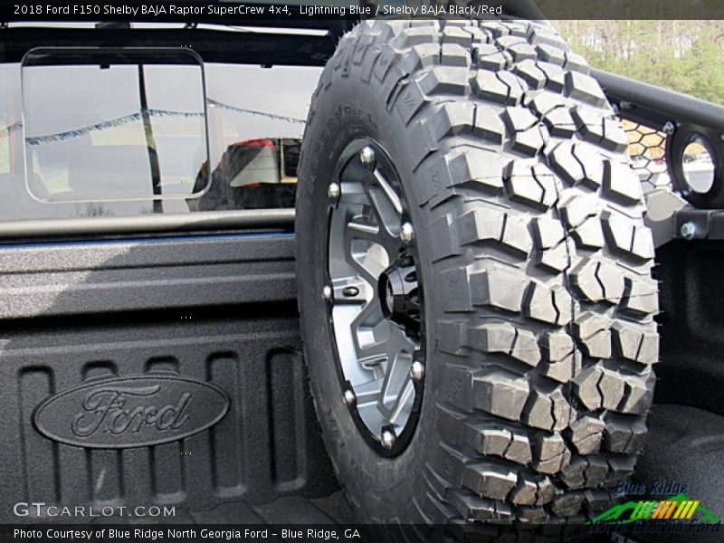 Lightning Blue / Shelby BAJA Black/Red 2018 Ford F150 Shelby BAJA Raptor SuperCrew 4x4