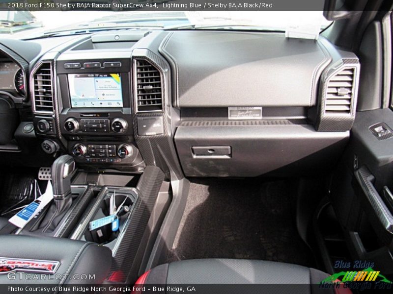 Lightning Blue / Shelby BAJA Black/Red 2018 Ford F150 Shelby BAJA Raptor SuperCrew 4x4