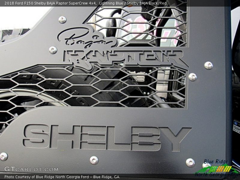 Lightning Blue / Shelby BAJA Black/Red 2018 Ford F150 Shelby BAJA Raptor SuperCrew 4x4