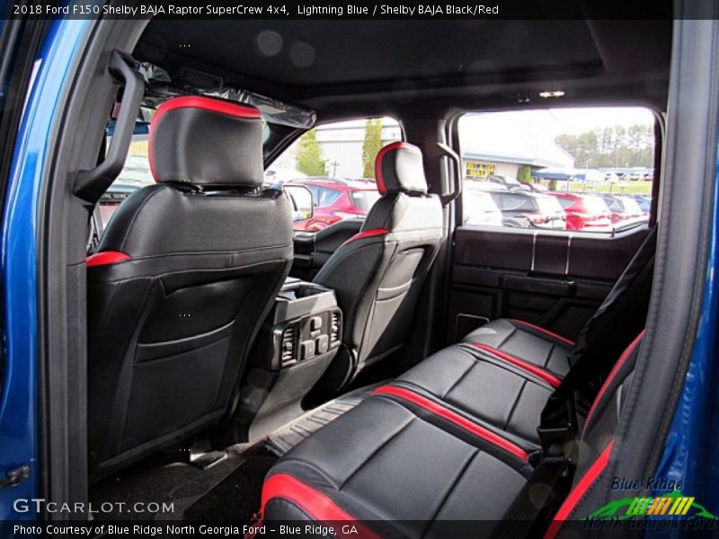 Lightning Blue / Shelby BAJA Black/Red 2018 Ford F150 Shelby BAJA Raptor SuperCrew 4x4