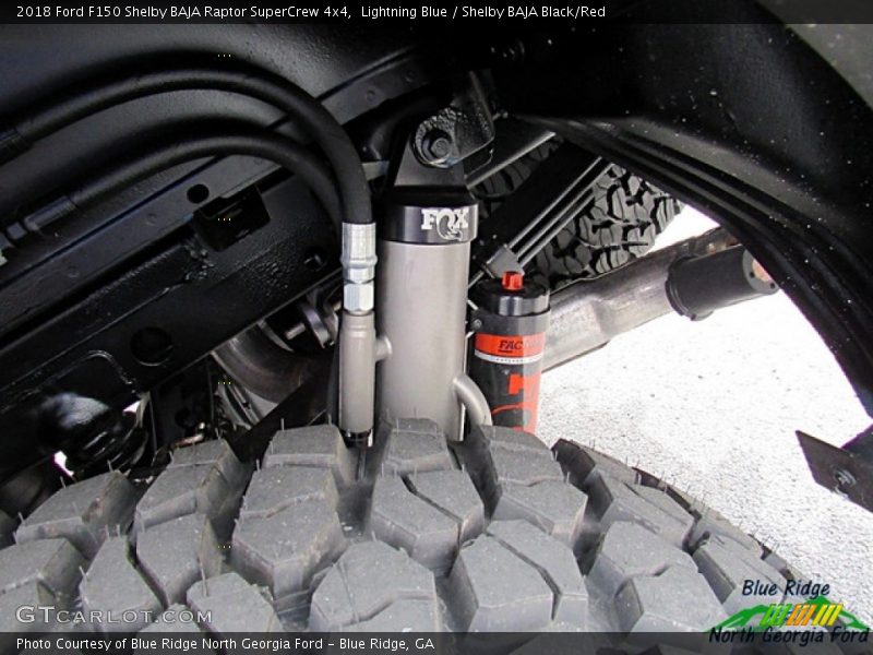 Lightning Blue / Shelby BAJA Black/Red 2018 Ford F150 Shelby BAJA Raptor SuperCrew 4x4