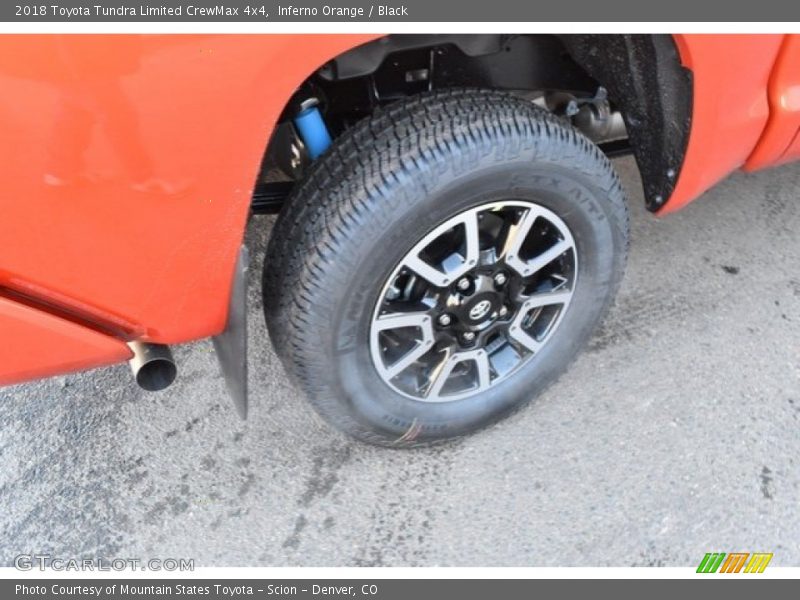 Inferno Orange / Black 2018 Toyota Tundra Limited CrewMax 4x4