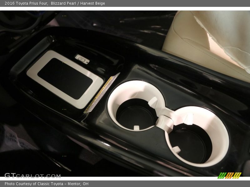 Blizzard Pearl / Harvest Beige 2016 Toyota Prius Four