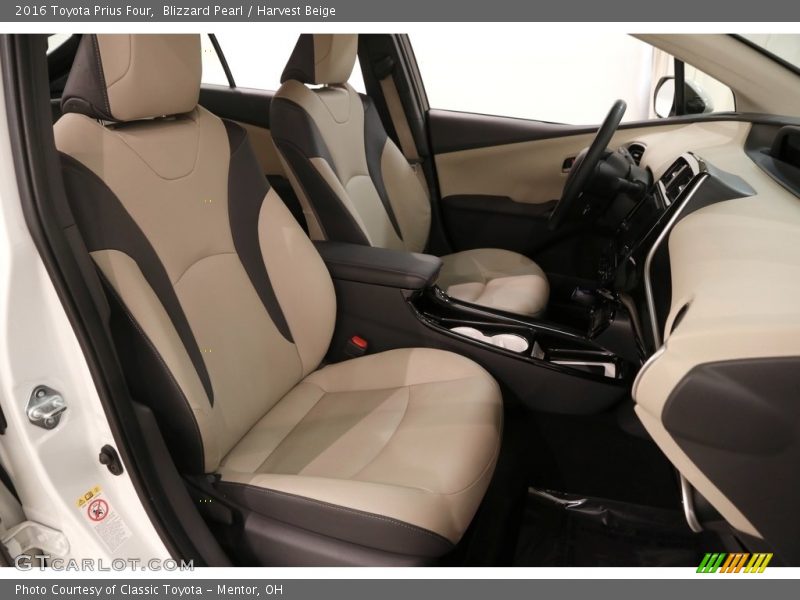 Blizzard Pearl / Harvest Beige 2016 Toyota Prius Four