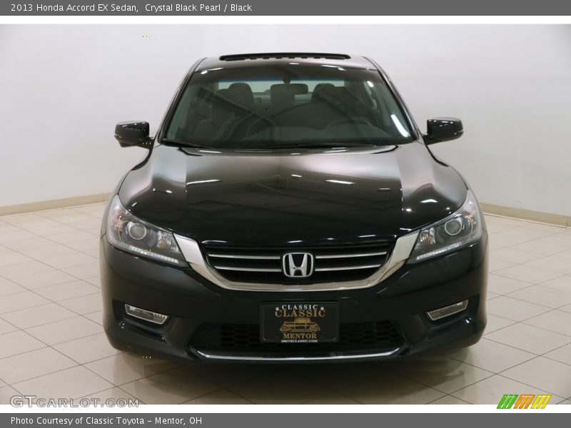 Crystal Black Pearl / Black 2013 Honda Accord EX Sedan