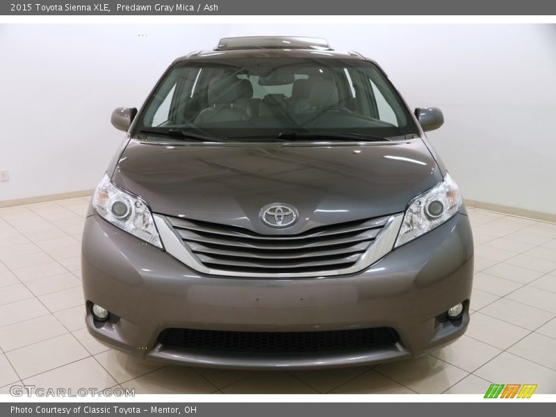 Predawn Gray Mica / Ash 2015 Toyota Sienna XLE