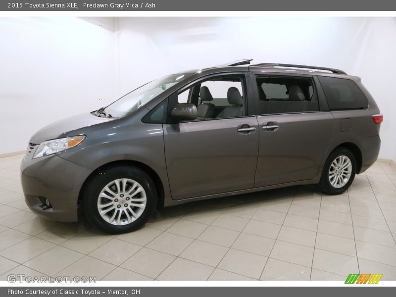 Predawn Gray Mica / Ash 2015 Toyota Sienna XLE