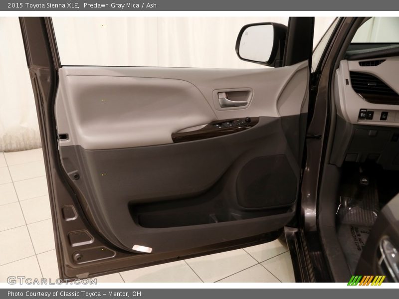 Predawn Gray Mica / Ash 2015 Toyota Sienna XLE