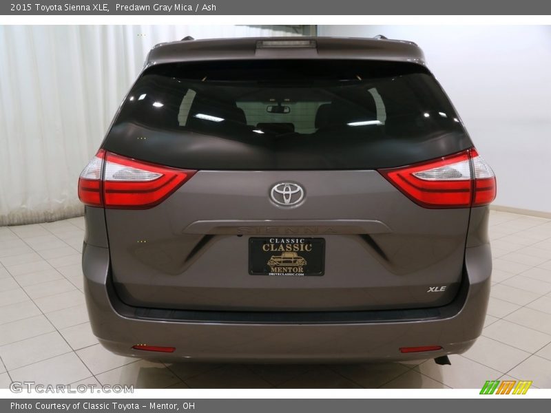 Predawn Gray Mica / Ash 2015 Toyota Sienna XLE