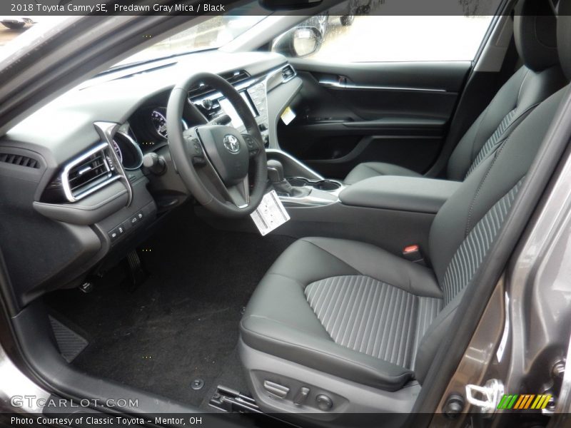 Predawn Gray Mica / Black 2018 Toyota Camry SE