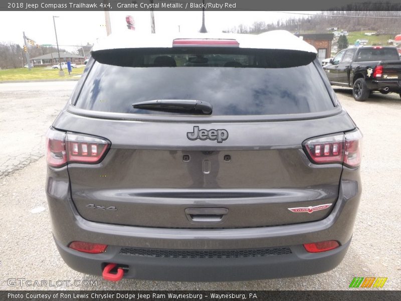 Granite Crystal Metallic / Black/Ruby Red 2018 Jeep Compass Trailhawk 4x4