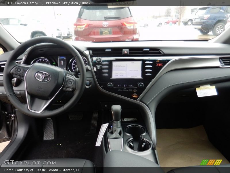 Predawn Gray Mica / Black 2018 Toyota Camry SE
