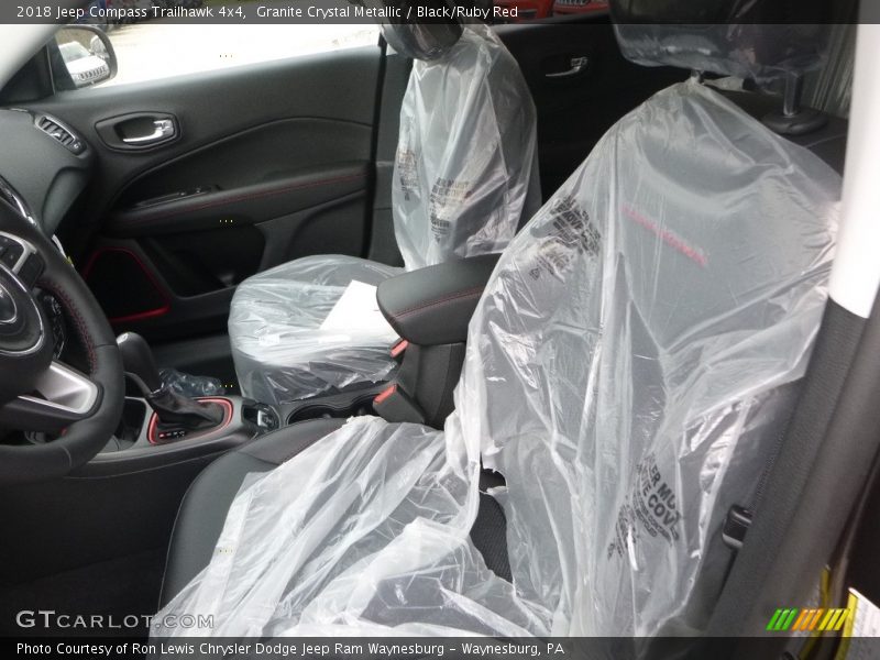 Granite Crystal Metallic / Black/Ruby Red 2018 Jeep Compass Trailhawk 4x4