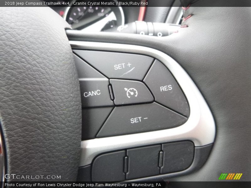 Granite Crystal Metallic / Black/Ruby Red 2018 Jeep Compass Trailhawk 4x4