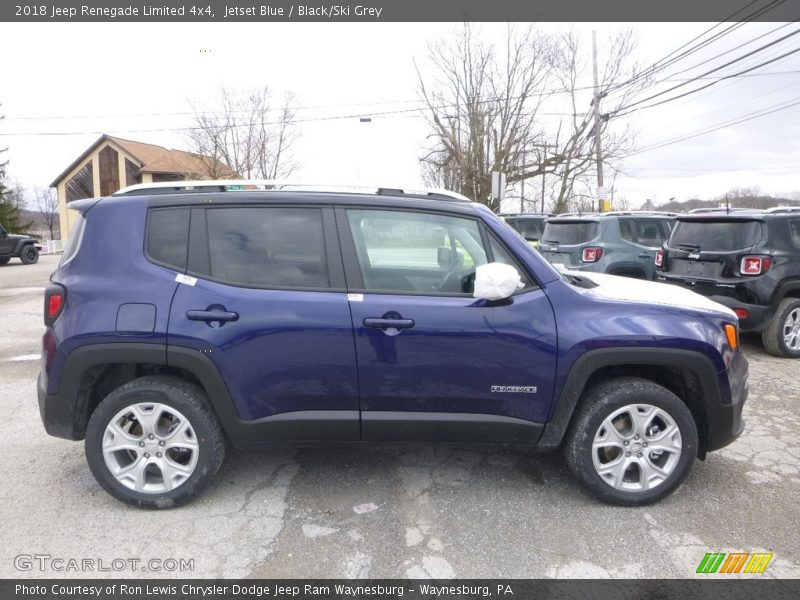 Jetset Blue / Black/Ski Grey 2018 Jeep Renegade Limited 4x4