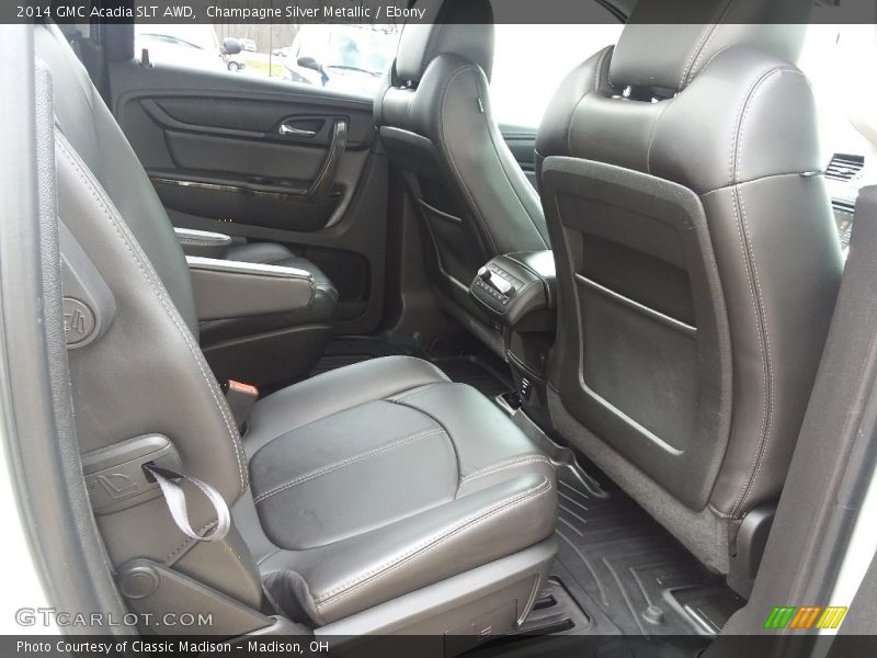 Champagne Silver Metallic / Ebony 2014 GMC Acadia SLT AWD