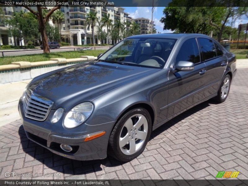 Flint Grey Metallic / Ash 2007 Mercedes-Benz E 550 Sedan