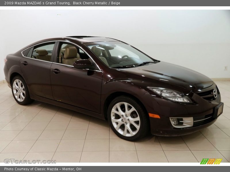 Black Cherry Metallic / Beige 2009 Mazda MAZDA6 s Grand Touring