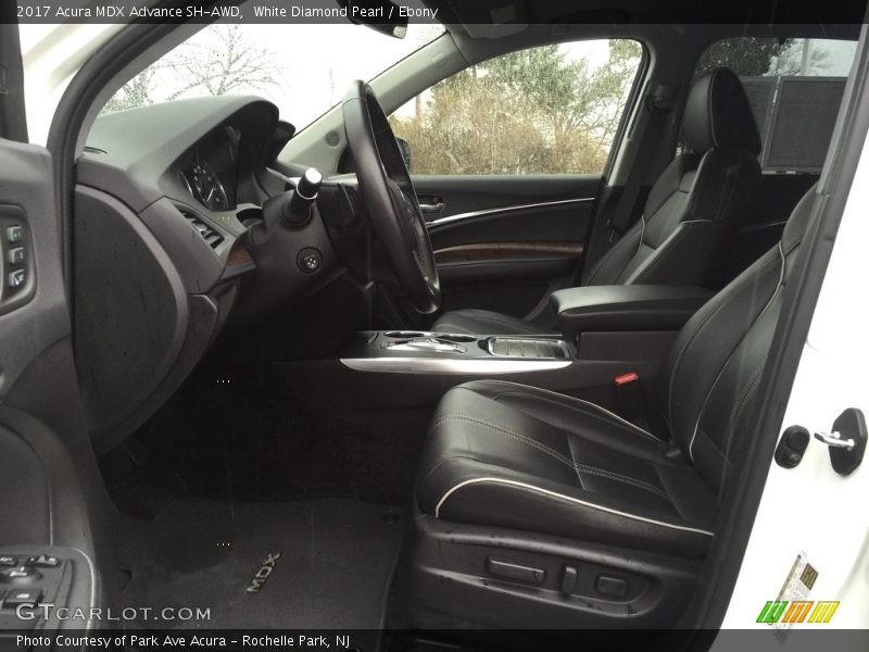 White Diamond Pearl / Ebony 2017 Acura MDX Advance SH-AWD
