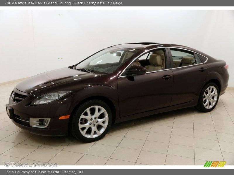 Black Cherry Metallic / Beige 2009 Mazda MAZDA6 s Grand Touring