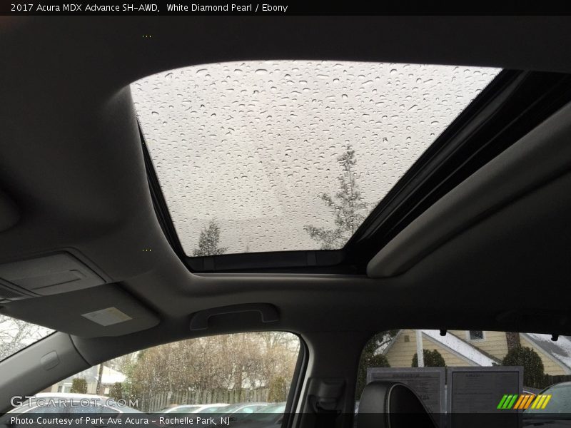 White Diamond Pearl / Ebony 2017 Acura MDX Advance SH-AWD