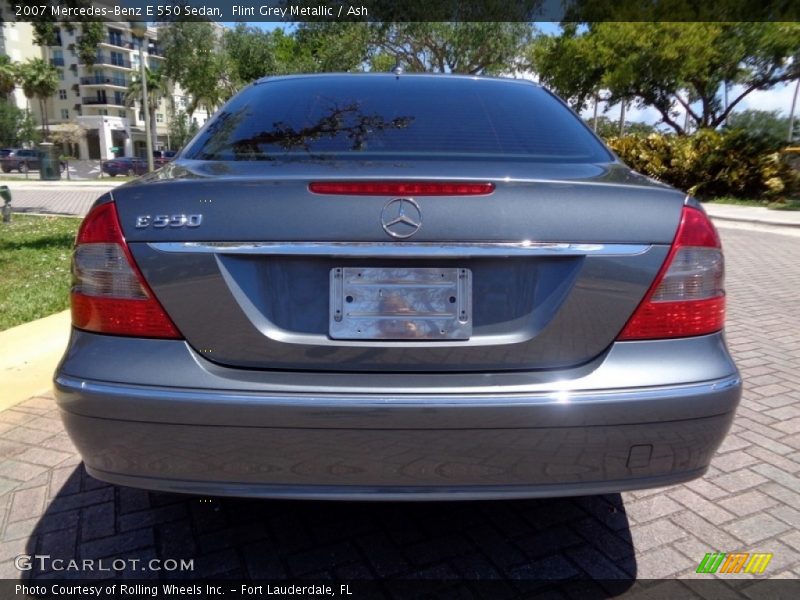 Flint Grey Metallic / Ash 2007 Mercedes-Benz E 550 Sedan